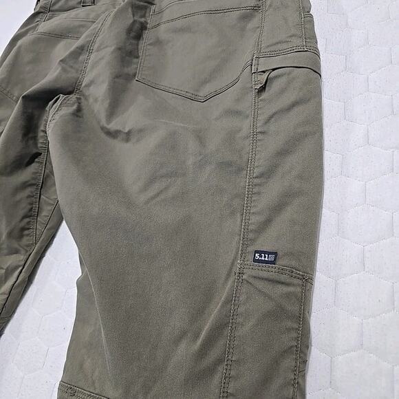 5.11 Tactical Women's Apex Cargo Pants Ranger Green Sz 14 Hiking Outdoor 64446 - Picture 9 of 14